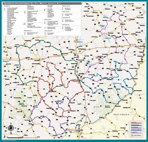 Noble County Ohio Map Noble County Lakes