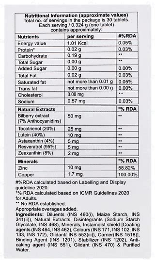 Eyesurge Tablet 30 - Uses, Side Effects, Dosage, Price | Truemeds