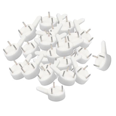 LOOM TREE® Pack of 100 Hard Wall Picture Frame Mirror Hanging Hook ...