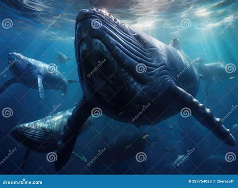 A group of whales stock image. Image of tropical, humpback - 289754083