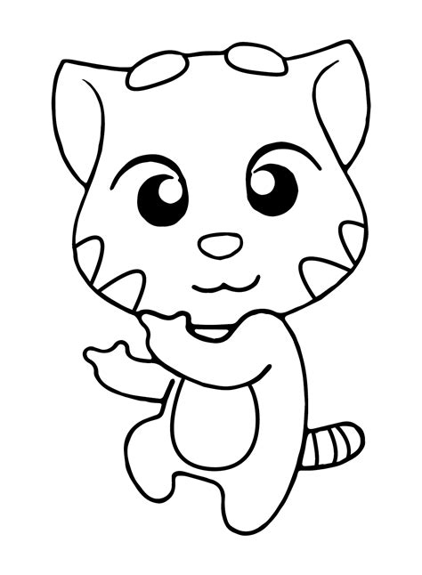 20+ Talking Tom Coloring Pages - Free Printable PDF & Online Coloring