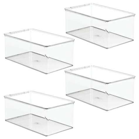 mDesign Stackable Plastic Bathroom Storage Box with | Ubuy India
