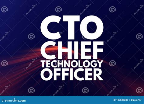 CTO - Chief Technology Officer Acronym, Business Concept Background Stock Illustration ...