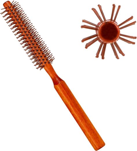 Amazon.com : Small Round Brush,Small Round Hair Brush Brown Roller ...