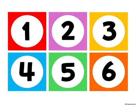 Image result for Color-Coded Number Labels