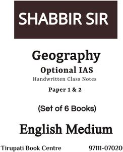 SHABBIR SIR Geography Optional IAS Mains Handwritten Class Notes Paper ...