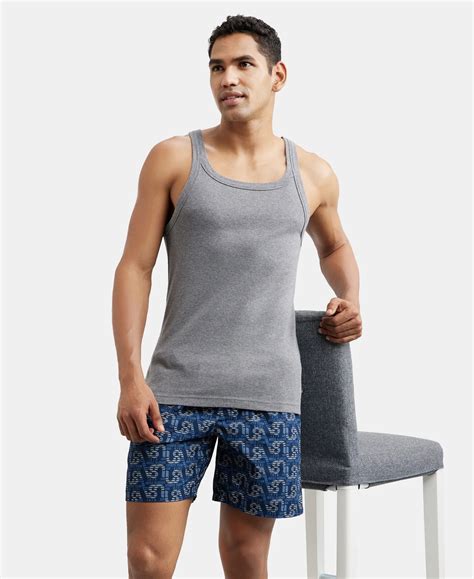 Buy Super Combed Mercerized Cotton Woven Printed Boxer Shorts with Side ...