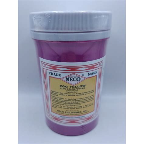 NECO Food Color EGG YELLOW 500g | Shopee Philippines