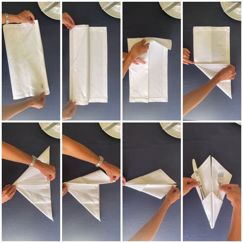 Cooking with Manuela: Six Sophisticated Ways to Fold a Napkin to Make ...