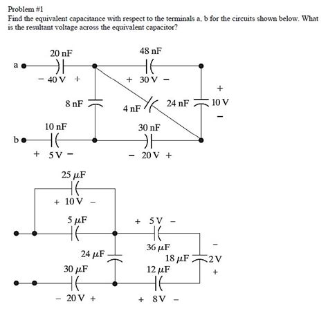 Image result for Equivalent Capacitance Problem Diagram