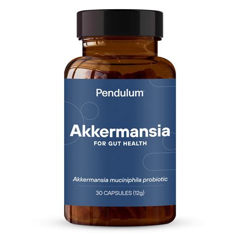 Buy PendulumAkkermansia Probiotic s - 100M Live Strain, Prebiotic Fiber ...