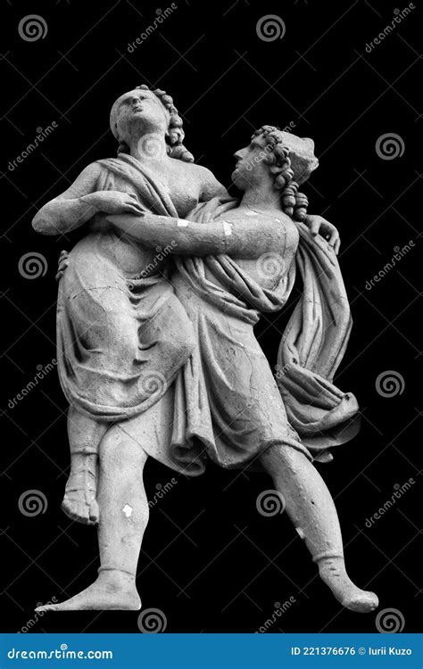 Ancient Statue of Hades Abducting Persephone. of Persephone Proserpina ...