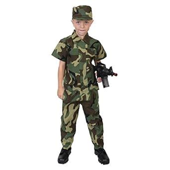 Rothco Kids Camouflage Soldier Costume, 7-9 Year : Amazon.in: Clothing ...