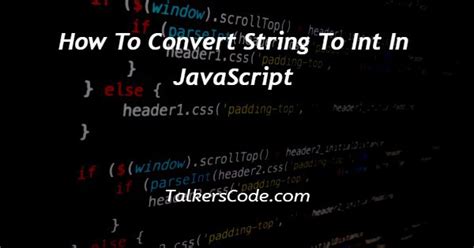Image result for Convert a String Integer an JavaScript