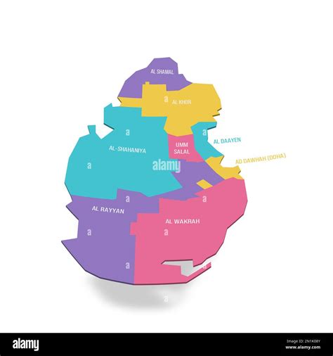 Qatar Political Map
