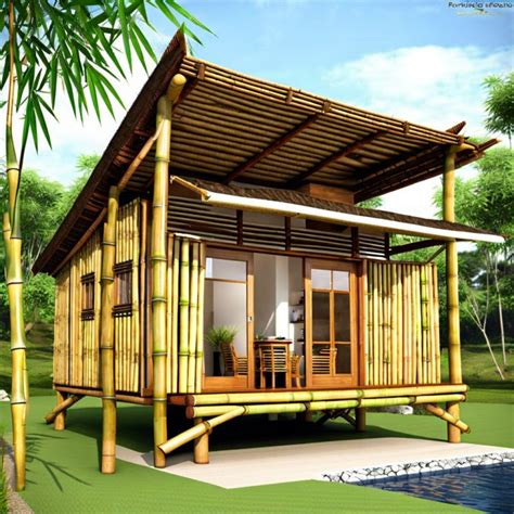 Image result for Simple Bamboo House Design