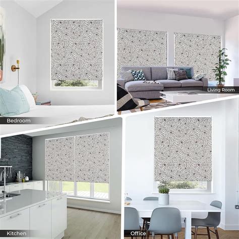 Buy DECO WINDOW Brown Printed Roller Blind - 55x84 from Deco Window at ...