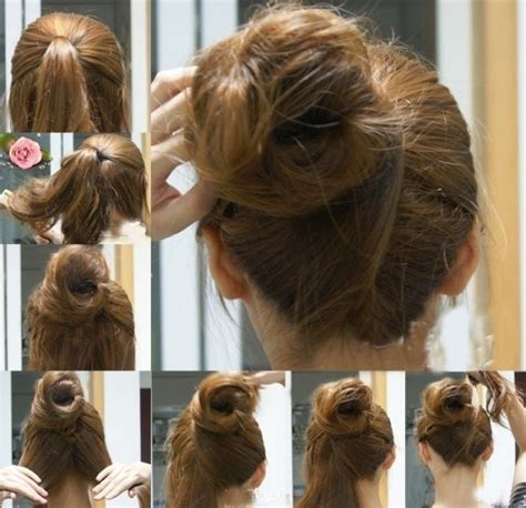 盘头发的40种方法 你会几种？（五）-扎头发网