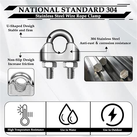 YIERSAN Stainless Steel Wire Rope Accessory Set with Cable India | Ubuy