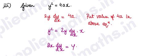 Q4. Form the differential equation not containing the arbitrary ...