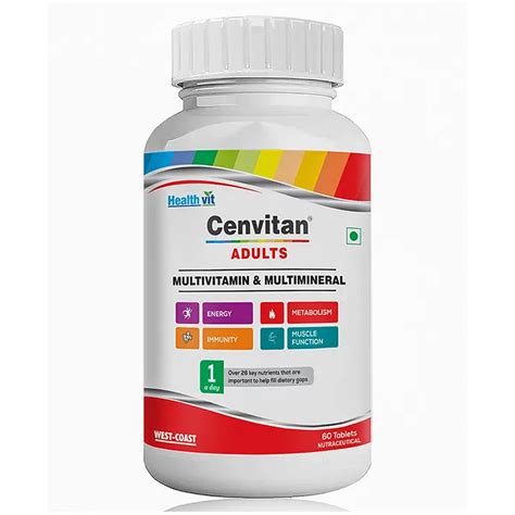 Healthvit Cenvitan Adults Multivitamin & Multimineral with 26