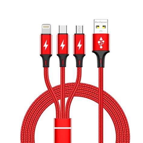 Marchpower VAR-NI 3 In 1 Cable Nylon Braided | 3 In 1 Multi Pin ...