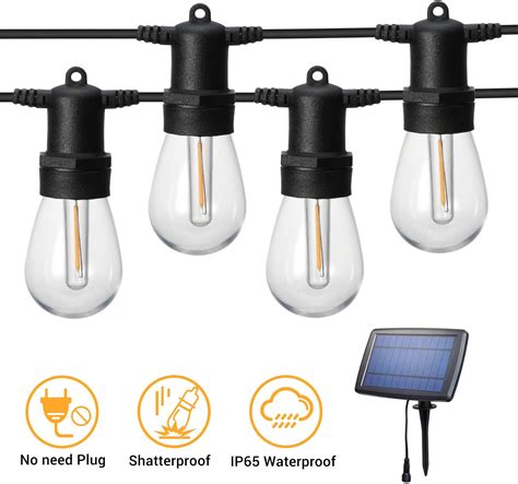 Image result for LED String Lights Solar Powered