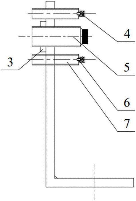 电涡流位移传感器安装支架的制作方法