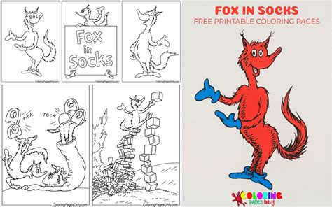 Dr Seuss Fox In Socks Coloring Pages [2025]