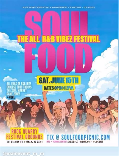 All R&B Vibez…Soul Food PicNic!, Rock Quarry Park, Durham, 15 June 2024 ...