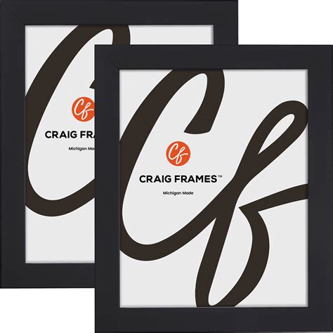 Craig Frames Essentials, 12x24 Inch Picture Frame, 1 Inch Wide Modern ...