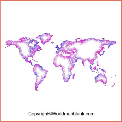 World Map with Countries Printable PDF 的图像结果