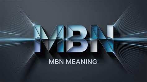 MBN Meaning in Text