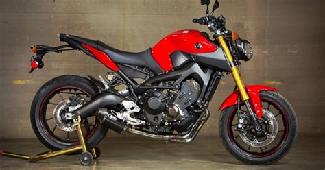 M4 Carbon Slip On Exhaust For Yamaha MT-09 2014-2020 Part # YA6914