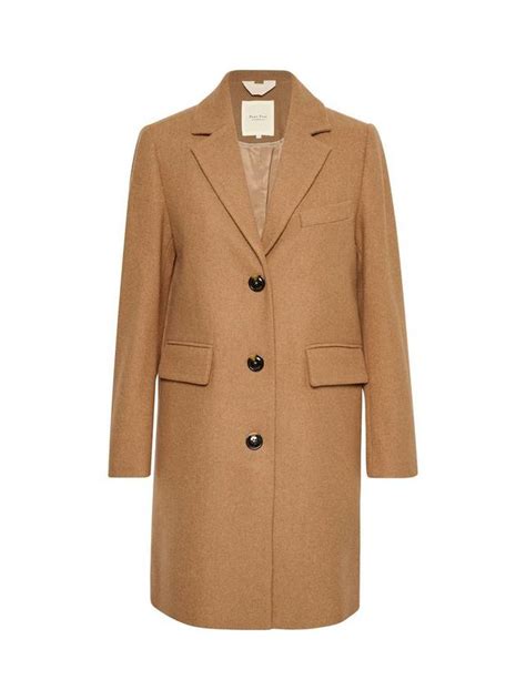 Part Two Leanette Single Breasted Wool Blend Coat