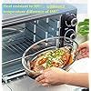 Buy Femora Borosilicate Glass Oval Baking Dish, Microwave Safe, Oven ...