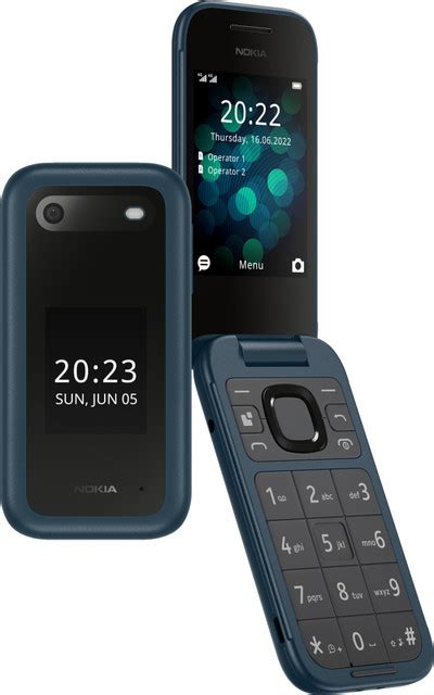 Nokia 2660 Flip 4G Volte Dual SIM keypad Phone, Dual Screen, MP3 Player ...