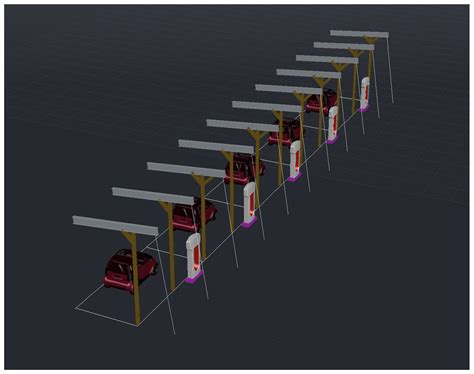 Open-Source Photovoltaic—Electrical Vehicle Carport Designs