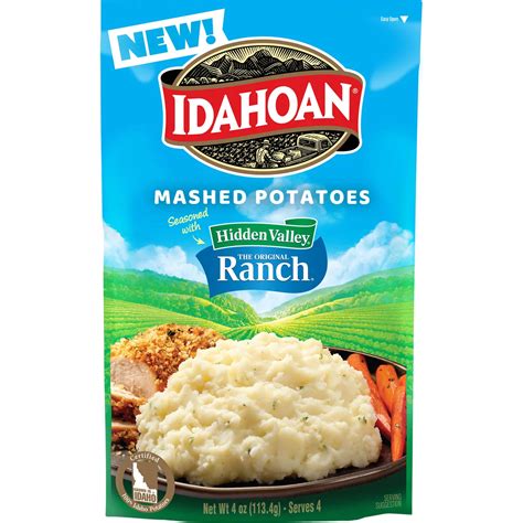 Idahoan Hidden Valley Ranch Mashed Potatoes - Shop Pantry meals at H-E-B