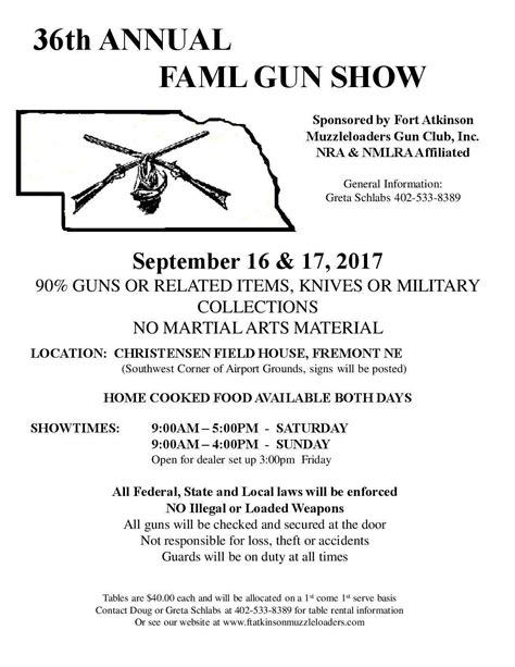 FAML Gun Show 2017 • Fremont, Nebraska