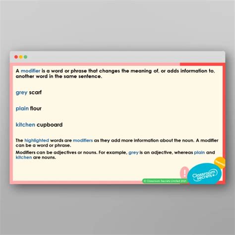 Image result for Modifying Nouns