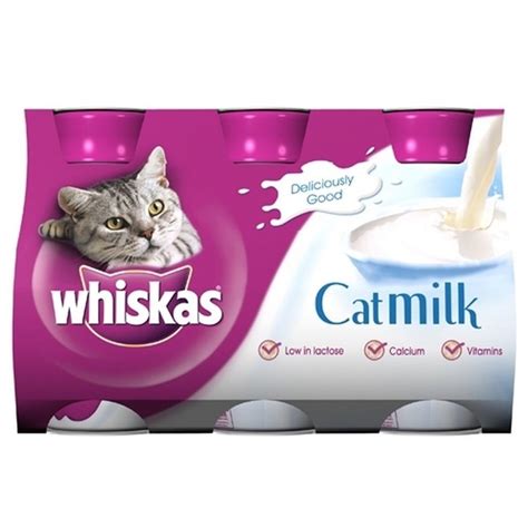 Whiskas Milk Plus Cat Food (3Pk) 200ml 1 Case - Walmart.com