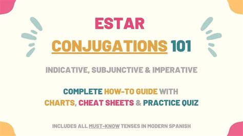 Estar Conjugation 101: Conjugate Estar in Spanish - Tell Me In Spanish