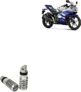 SEMAPHORE Spring Style Silver Metal Motorcycle Footrest For Yamaha R5 ...