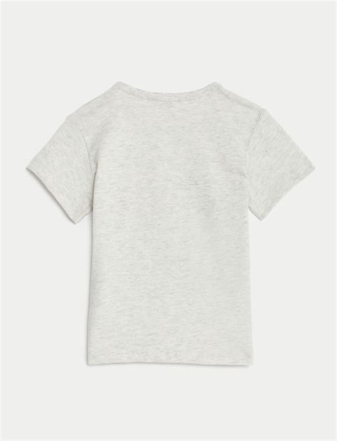 Buy Pure Cotton Car Print T-Shirt (0-3 Yrs) at Marks & Spencer