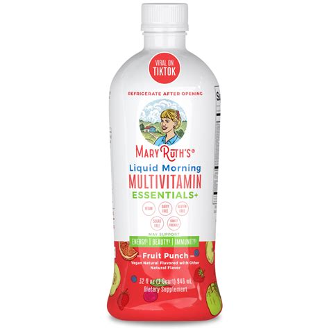 Liquid Morning Multivitamin Essentials – MaryRuth Organics