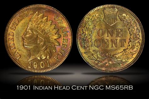 Michael Kittle Rare Coins - 1901 Indian Head Cent NGC MS65RB