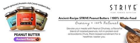 STRIVE 6 Super Seed Peanut Butter: Nutritional Excellence in Every ...