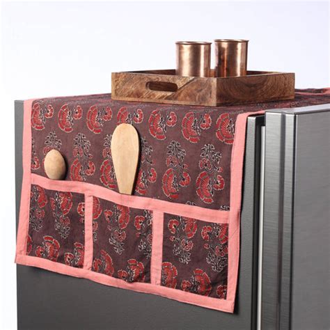 Shop Elegant Fridge Covers with Pocket Storage | iTokri