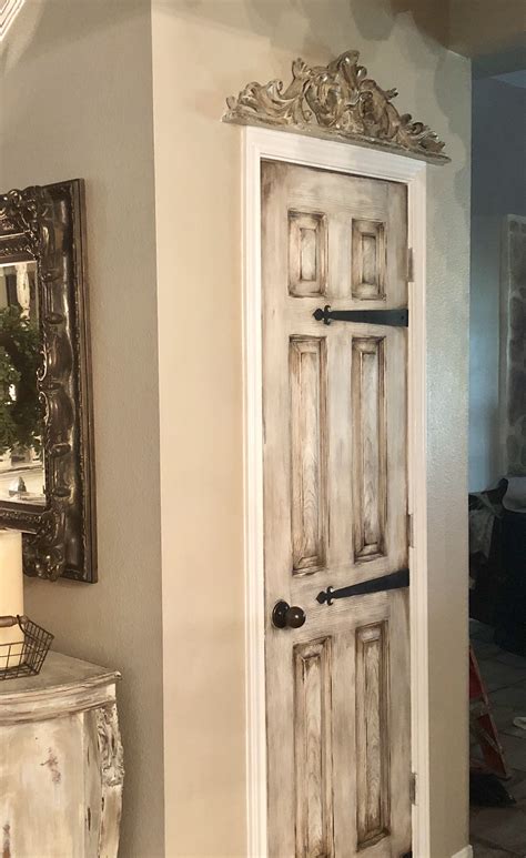 Farmhouse Rustic 6 Panel Door Makeover